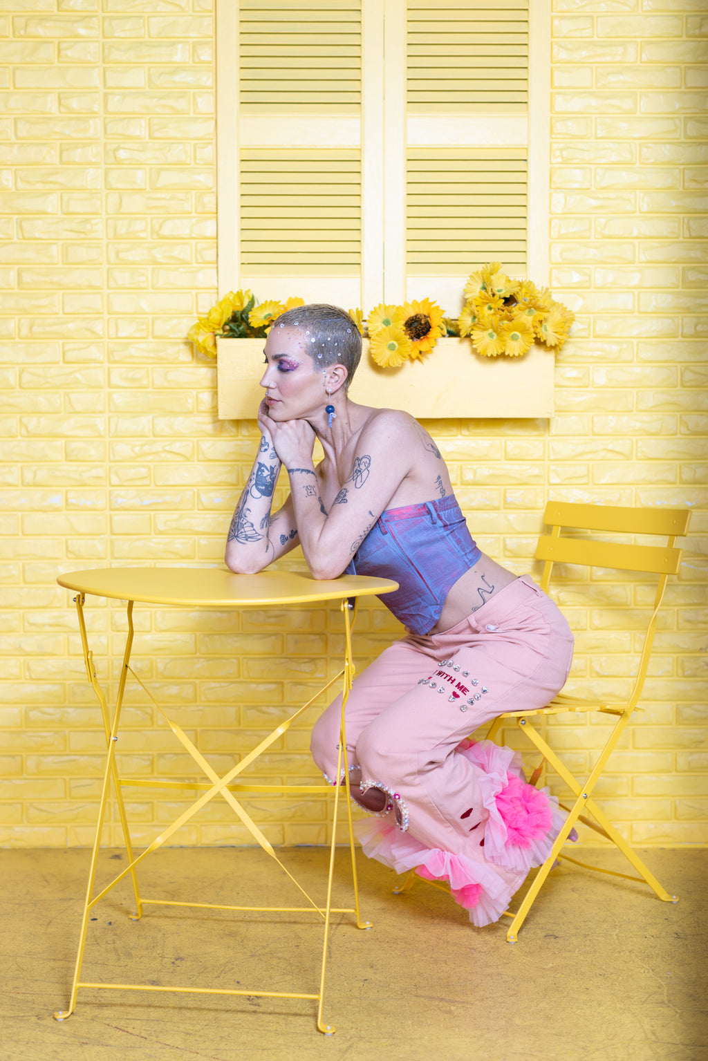 “Barbie Girl” Denim Pants