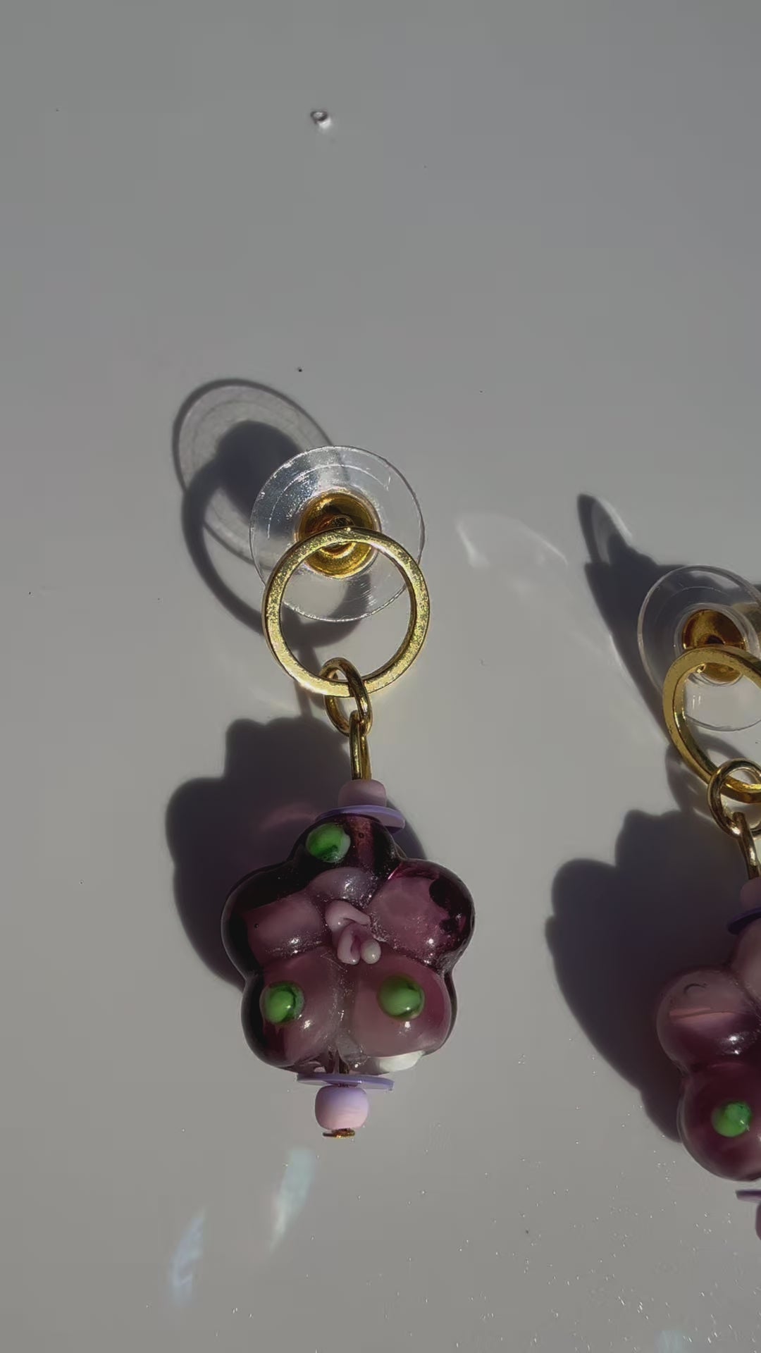 Bloom - Glass Flower Handcrafted Earrings