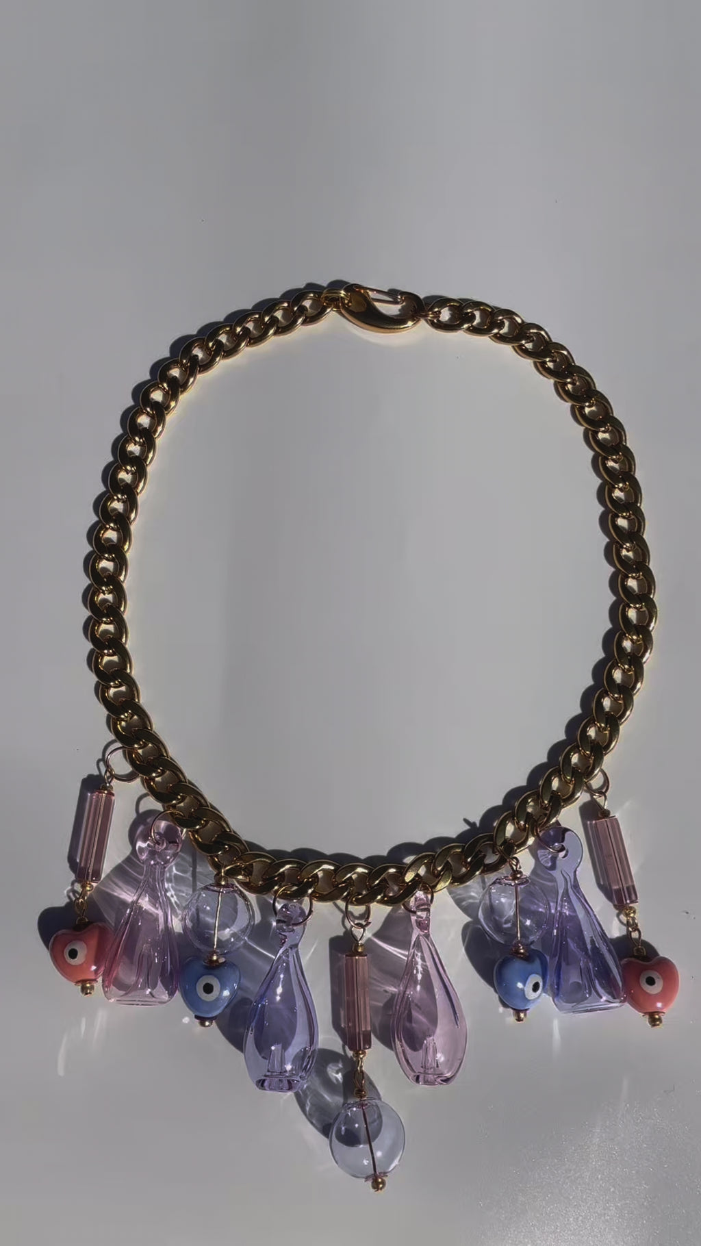 ¨CARANTON¨ Glass and Ceramic Necklace
