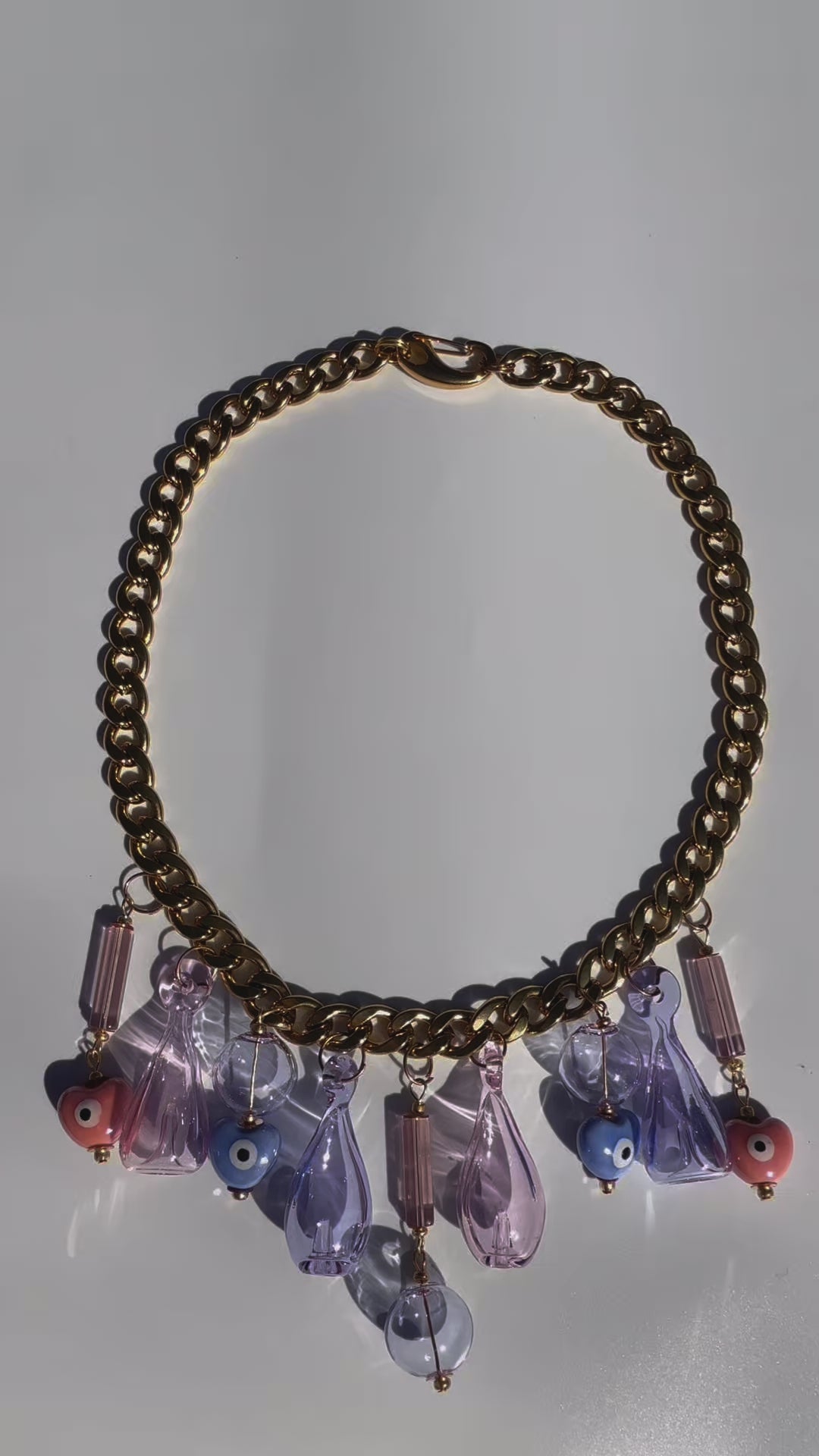 ¨CARANTON¨ Glass and Ceramic Necklace